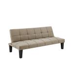 بيرل كنبة سرير 3 مقاعد بني وودي