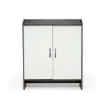 سيمبل دولاب أحذية خشب بابين