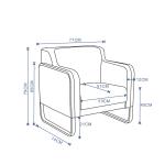 إكال كنب مكتبي فردي بيج وودي