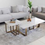 اهلت طاولة جانبية بسطح بورسلان 60*60 سم وودي