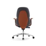 رويال كرسي مكتبي بني بمسند ظهر متوسط وودي