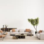 سان فيتو كنب 4 مقاعد كريمي 260 سم وودي