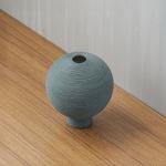 مزهرية سيراميك زيتي وودي