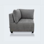 طقم كنب ليدز رمادي وودي