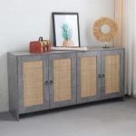 لينارو بوفيه خشب رمادي