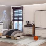 نيكساس تسريحة بأدراج رمادي وودي