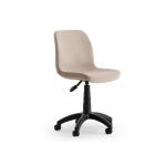 موغلا كرسي مخمل بيج وودي