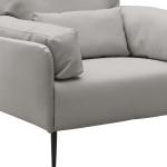 فينا كنب مكتبي فردي رمادي وودي