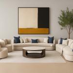 كالما كنب ثلاثي بيج وودي