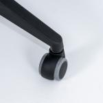 نيتشر كرسي مكتب أسود دوار متحرك بمسند رأس وودي