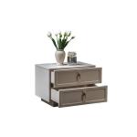 دانتي غرفة نوم 200×200 كريمي 6 قطع وودي