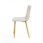 ميلانو كرسي كريمي مخمل