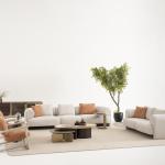 سان فيتو كرسي استرخاء برتقالي وودي