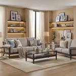 جيولما كنب ثلاثي وودي