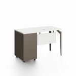 نيو ميامي مكتب 120 سم ابيض وودي