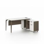 نيو ميامي مكتب 160 سم ابيض وودي