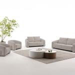 سياتل كنب ثنائي رمادي 188 سم وودي