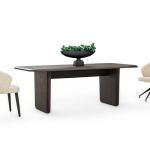 بوليرو طاولة طعام 270 سم بدون كراسي وودي