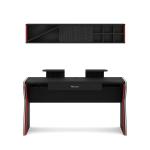 فيونكس مكتب ألعاب مضئ أسود 150 سم وودي