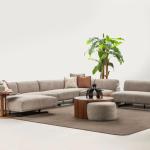 بوليرو طقم كنب زاوية 5 قطع وودي