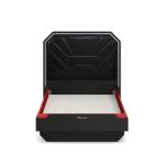 فيونكس سرير شبابي مضئ  أسود 120*200 سم وودي