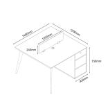 الارا قواطع نفرين 140 سم وودي