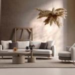 برادا كنب رباعي كريمي 296 سم وودي