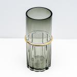 فازة بحزام ذهبي كبيرة وودي