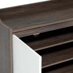 سيمبل دولاب أحذية خشب بابين