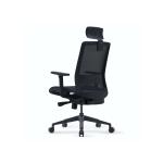 أريسول كرسي مكتب أسود بمسند ذراعين متحرك