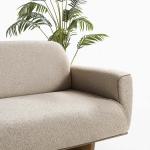 لاروس كنب ثلاثي كريمي وودي