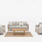 ملقا كنب ثلاثي وودي