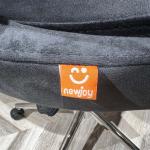 تريند كرسي غرفة أطفال مخمل أسود وودي