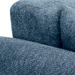 فيولا كنب يد يسار فردي أزرق وودي