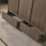 مونا دولاب ملابس 6 أبواب وودي