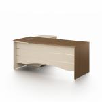 نيو نيرا مكتب 180 سم بني وودي