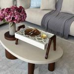 ألينا طاولة تقديم وودي