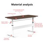 ديسك لاين مكتب عمل منزلي وودي