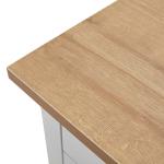 الانا تسريحة مع مرآه خشبي-أبيض وودي