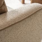 لاروس كنب ثلاثي كريمي وودي