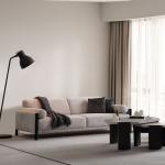 نورا كنب ثلاثي 230 سم كريمي وودي