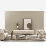 مونجي كنب رباعي كريمي وودي