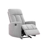 رونزا كرسي استرخاء هزاز رمادي وودي