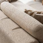 لاروس كنب ثلاثي كريمي وودي