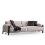 نورا كنب ثلاثي 230 سم كريمي وودي