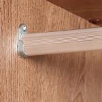 لوجانو دولاب ملابس كريمي 6 أبواب وودي