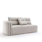 التون طقم كنب زاوية 3 قطع رمادي فاتح وودي