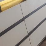 بيلا غرفة نوم 180 × 200 بيج/بني 7 قطع وودي