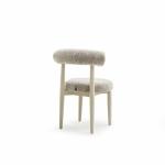 نيو سوهو كرسي قماش بيج وودي