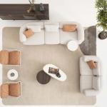 سان فيتو كرسي استرخاء برتقالي وودي